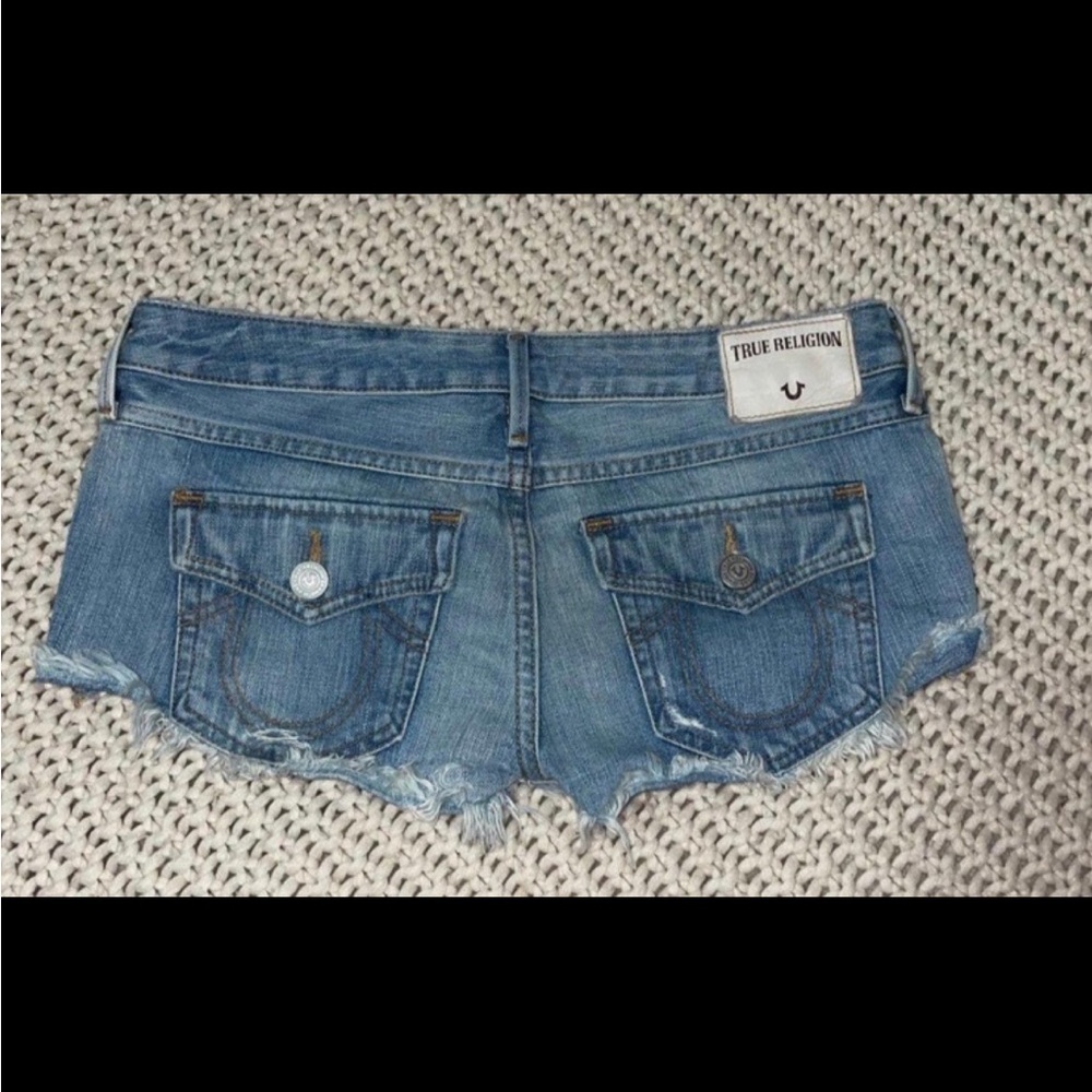 Y2k True Religion Denim Shorts